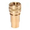 1/4" Brass Female Quick Disconnect Fitting (#A00102) For EDIC Carpet Extractor Tools & Hoses