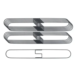 Bright Solutions® 72" Black Powder Coated Dust Mop Frames - Case of 12