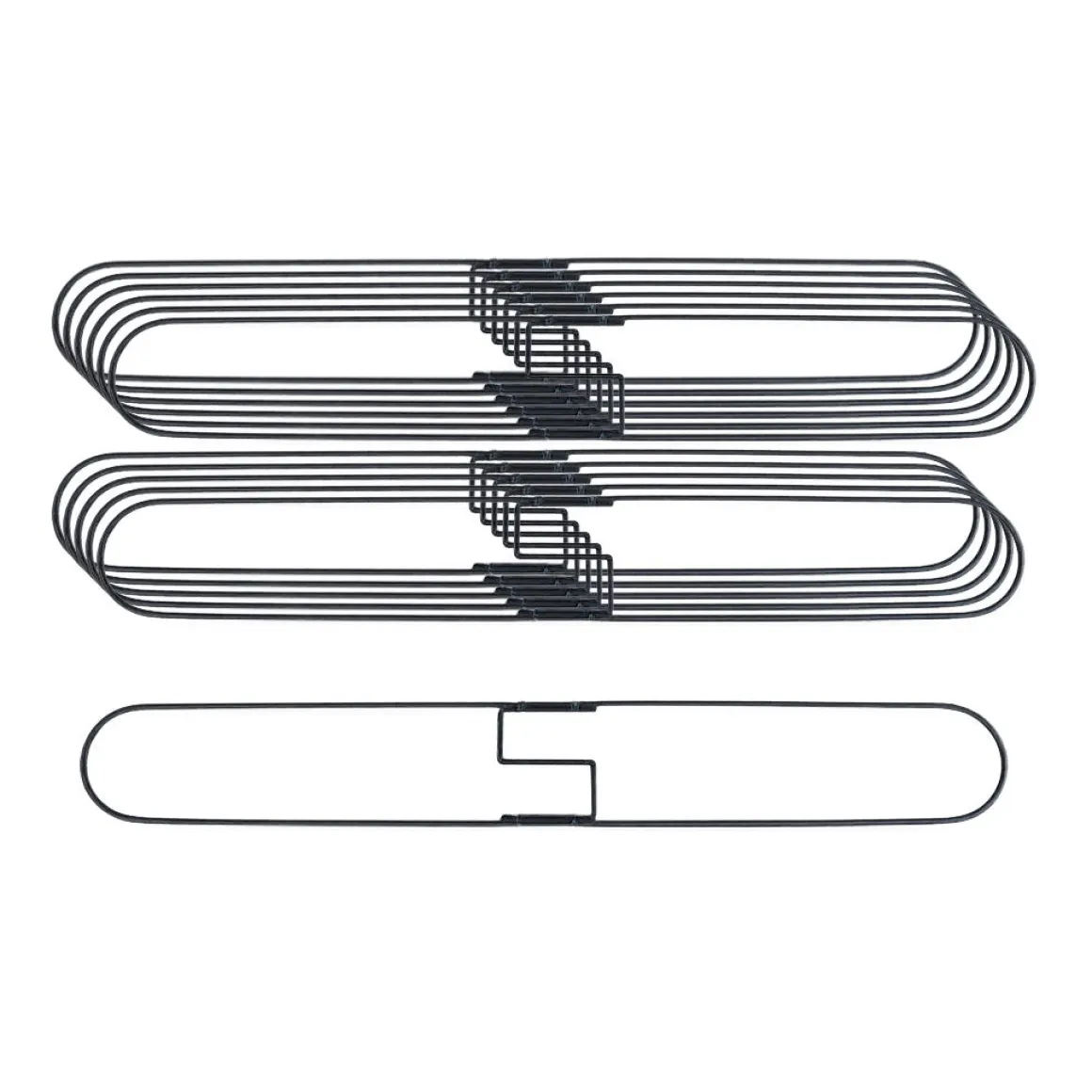 Bright Solutions® 72" Black Powder Coated Dust Mop Frames - Case of 12