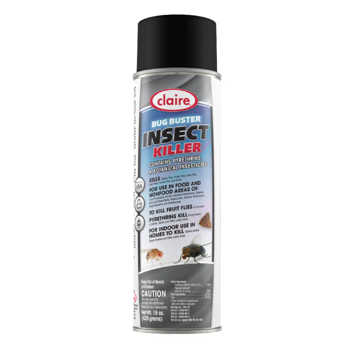 Claire® ‘Bug Buster’ Insect Killer Spray (15 oz Aerosol Cans) - Case of 12