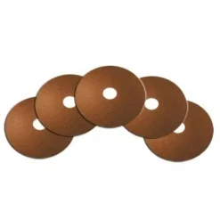 CleanFreak® 20" Brown Wet & Dry Floor Stripping Pads - Case of 5