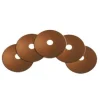 CleanFreak® 17" Brown Wet & Dry Floor Stripping Pads - Case of 5