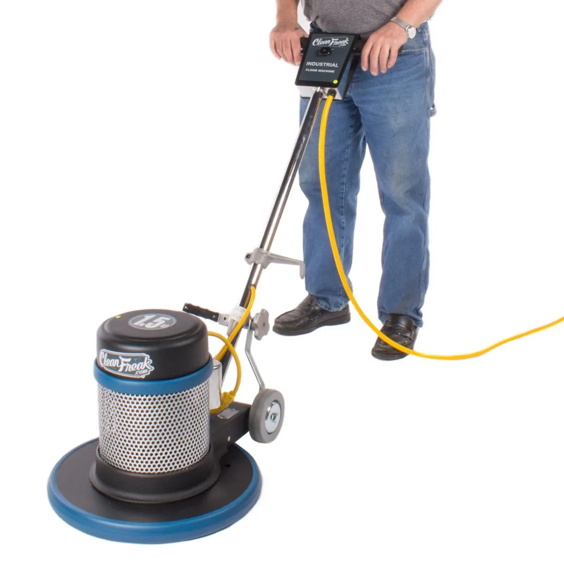 CleanFreak® 17" Heavy Duty 175 RPM Rotary Floor Buffer (Pad Holder Sold Separately)