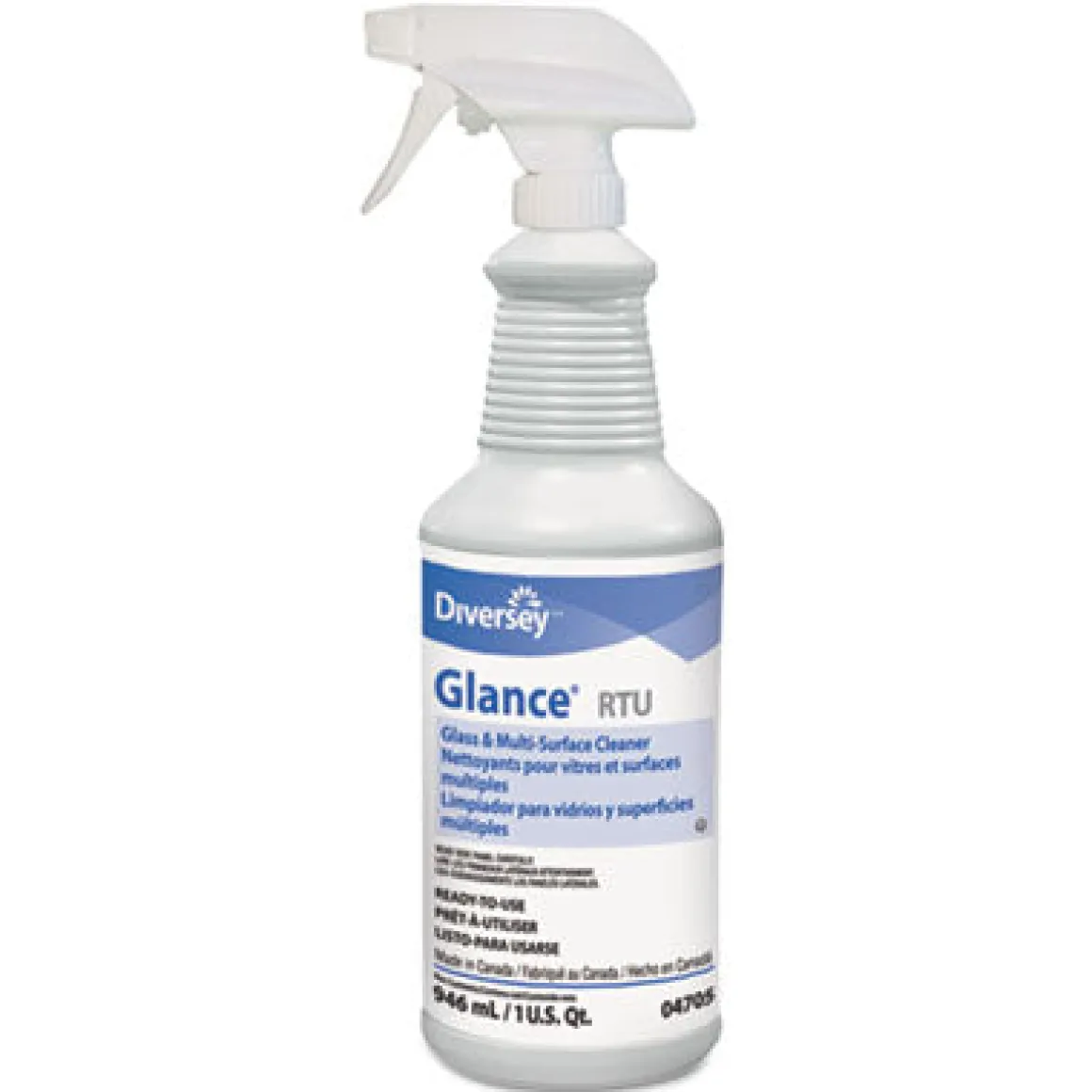 Diversey™ Glance® Glass & Multi-Surface Cleaner (32 oz Spray Bottles) - Case of 12