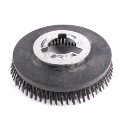 15" Floor Buffer Extremely Aggressive Stripping & Scouring Brush w/ Wire Bristle (13" Actual Diameter)