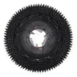 20" Floor Buffer Heavy Duty Floor Stripping Brush w/ 80 Grit Impregnated Black Nylon Bristles (18" Actual Diameter)