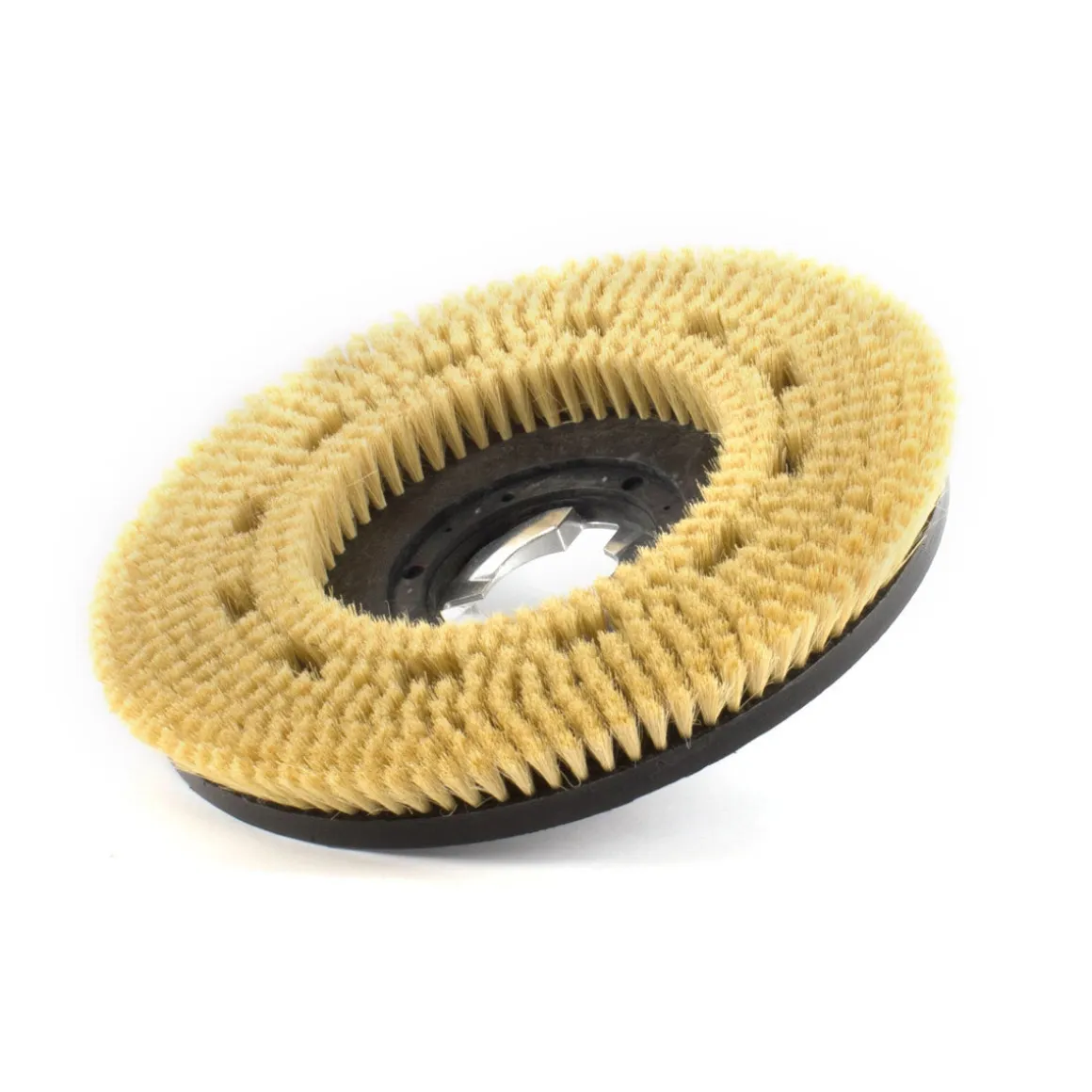 17" Floor Buffer Marble & Stone Floor Buffing & Polishing Brush w/ Tampico Bristles (15" Actual Diameter)