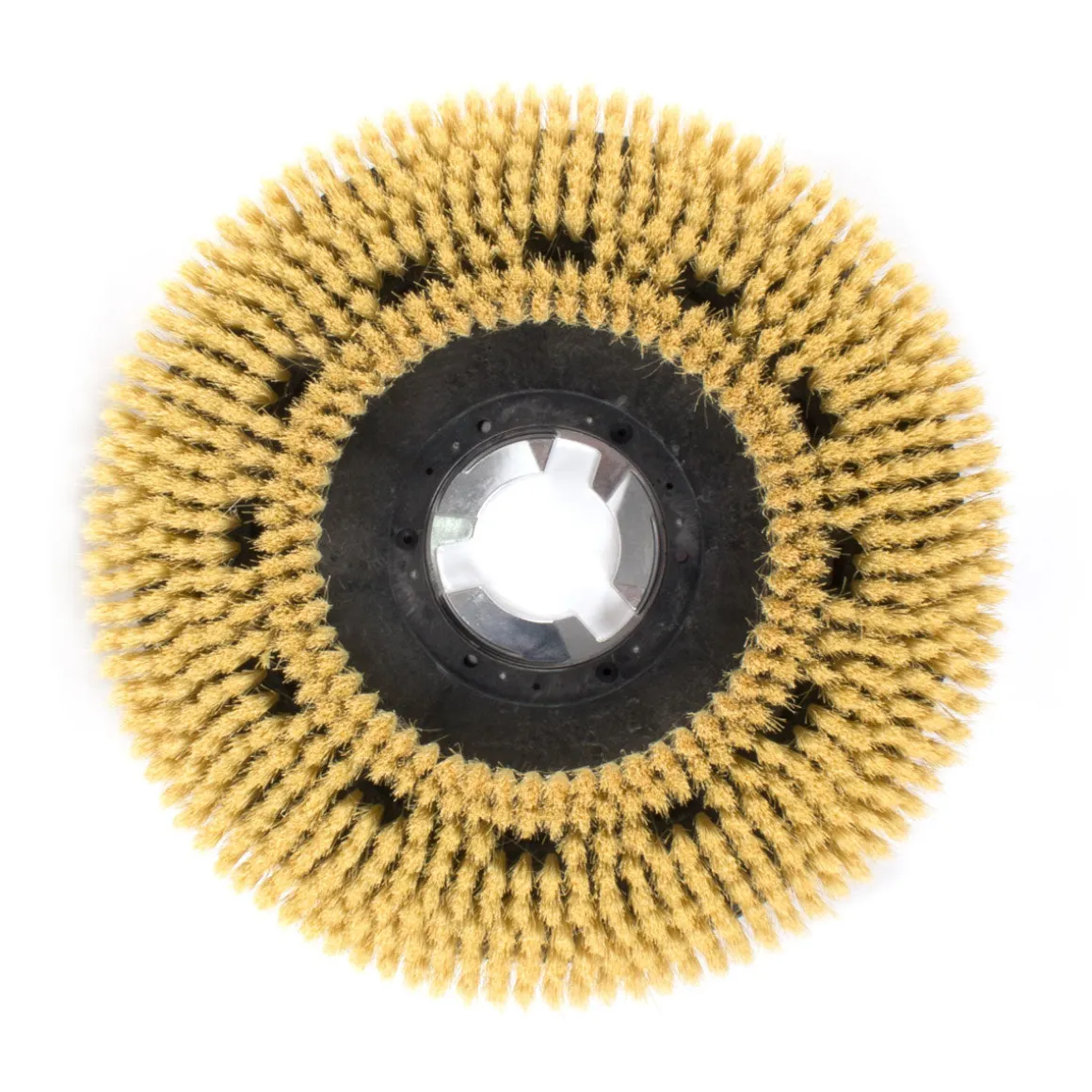 20" Floor Buffer Marble & Stone Floor Buffing & Polishing Brush w/ Tampico Bristles (18" Actual Diameter)
