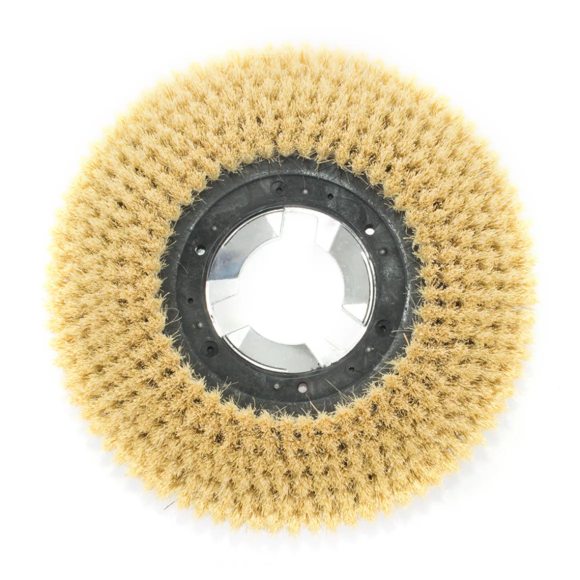 13" Floor Buffer Marble & Stone Floor Buffing & Polishing Brush w/ Tampico Bristles (11" Actual Diameter)