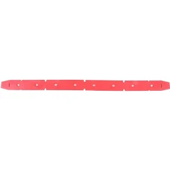 Front Slotted Squeegee Blade (#MPVR08040) for IPC Eagle 28" & 32" Walk Behind Auto Scrubbers - Red Latex