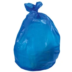 Heritage Bagâ„¢ 23 Gallon Blue Low Density Flat Pack Trash Can Liners (31" x 45" | 1.5 Mil) - Case of 100