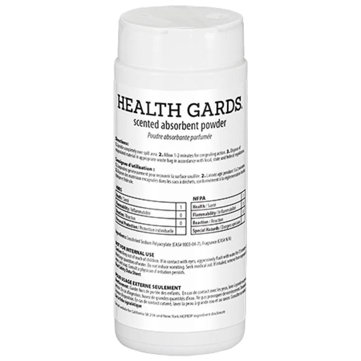 Hospeco® Health Gards® Scented Absorbent Powder (16 oz Shaker Cans) - Case of 12
