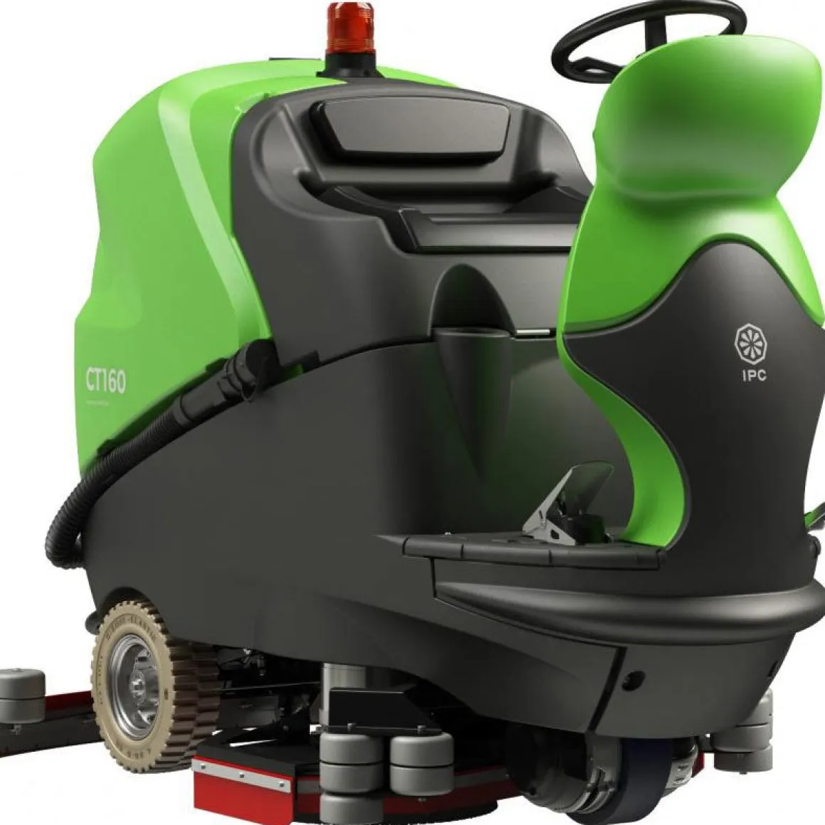 IPC Eagle CT160 Industrial Automatic Ride On Floor Scrubber w/ Brushes (28" Scrub Deck) - 39 Gallons