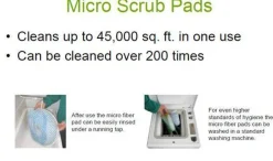 16" IPC Eagle Eco Friendly Microfiber Floor Scrub Bonnet