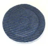 Kelsan 19" Microfiber Carpet Scrubbing Bonnet w/ Agitation Stripes for Heavy Soils