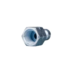 1/4" Legacy Zinc-Plated Steel Male Quick Connect Plug Coupler w/ Female Pipe Thread (FPT)