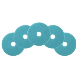 27" Luster Lite Blue Ultra High Speed (UHS) Propane Floor Polishing Pads - Case of 5