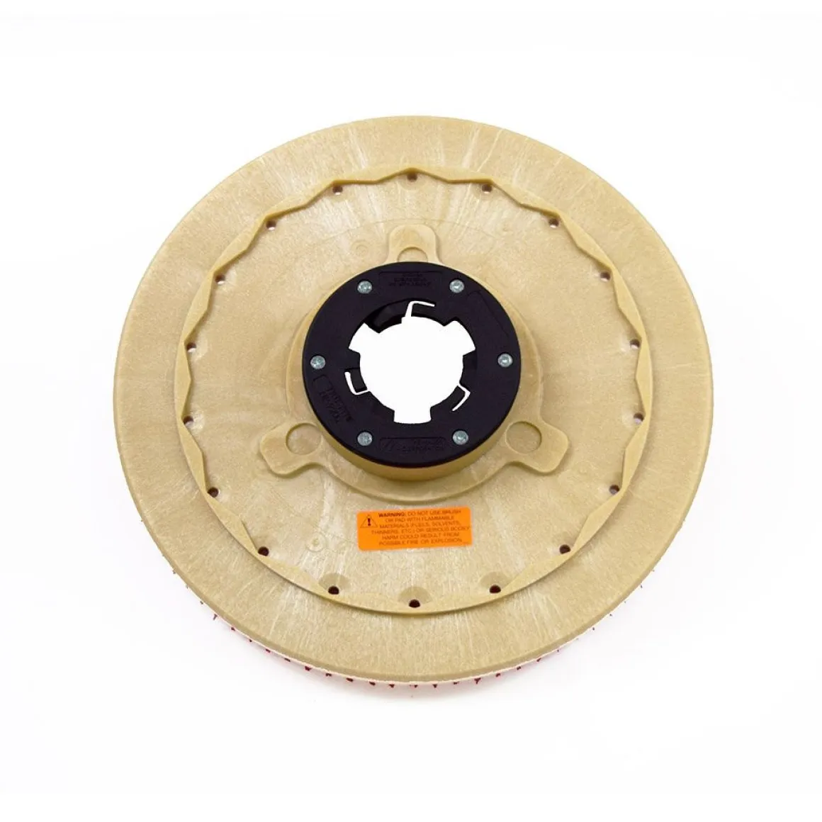 17" Malish Pad-Lok™ Bristle Style Pad Holder for Floor Buffers (16" Actual Diameter)