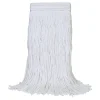 MaxiRayon™ Rayon & Synthetic Blend White Choice Wet Mops w/ 1.25" Narrow Band (Size: Medium | #20) - Cut End