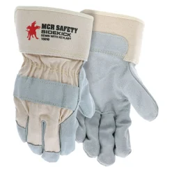 MCR Safety Sidekick® #16010 Leather Palm Work Gloves (Size: XL) - Box of 12 Pairs