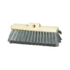 Milwaukee Dustless 10" Multi Surface Grey Deck Scrub Brush w/ Polystyrene Bristles - Case of 6