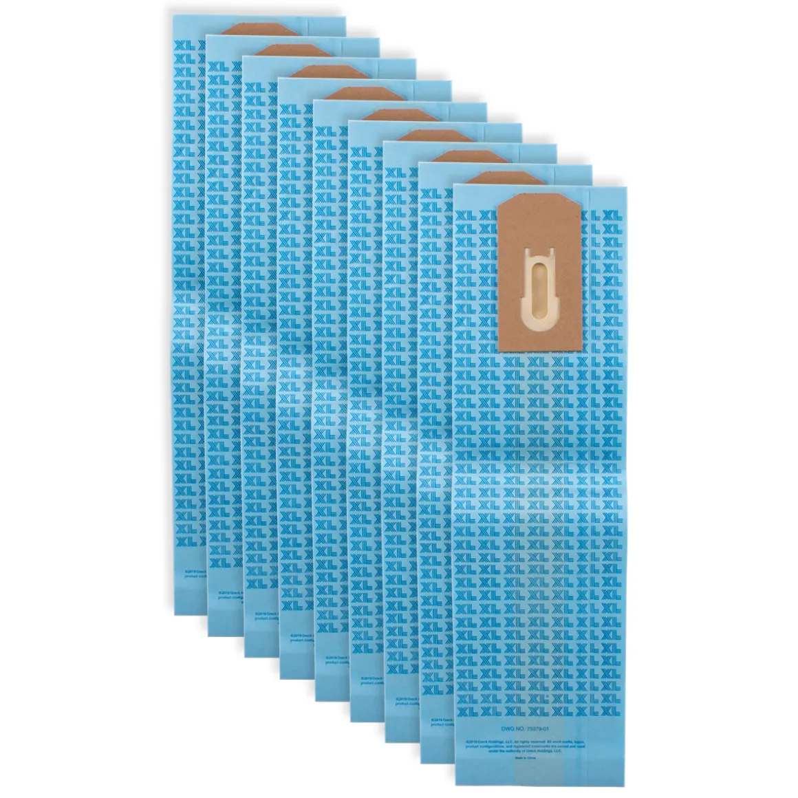 Oreck® Disposable Recovery Bags (#PK80009) for Upright Vacuums - Pack of 9