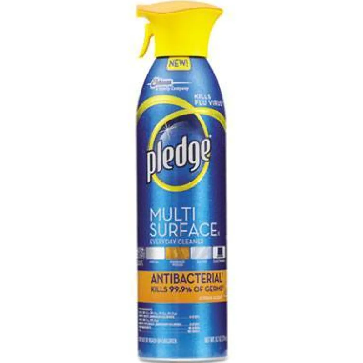 Pledge® Citrus Scent Multi-Surface Everyday Cleaner (9.7 oz Aerosol Cans) - Case of 6