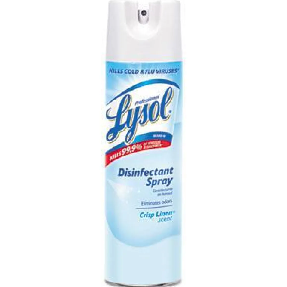 Professional Lysol® Crisp Linen Disinfectant Spray (19 oz Aerosol Cans) - Case of 12