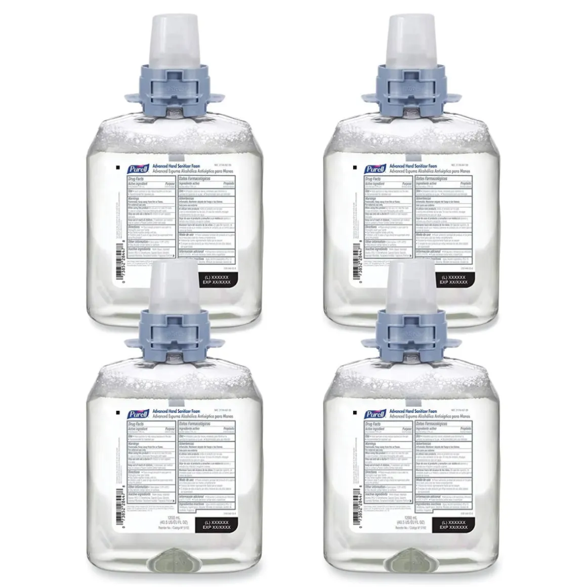 Purell® Advanced Instant Foam Hand Sanitizer (1200 ml FMX-12™ Dispenser Refills) - Case of 4