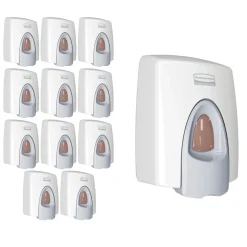 Rubbermaid® Clean Seat Foaming Toilet Seat Cleaning Dispenser (400 ml | White) - Case of 12