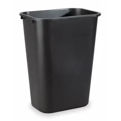 Rubbermaid® 10.25 Gallon Black Trash Container