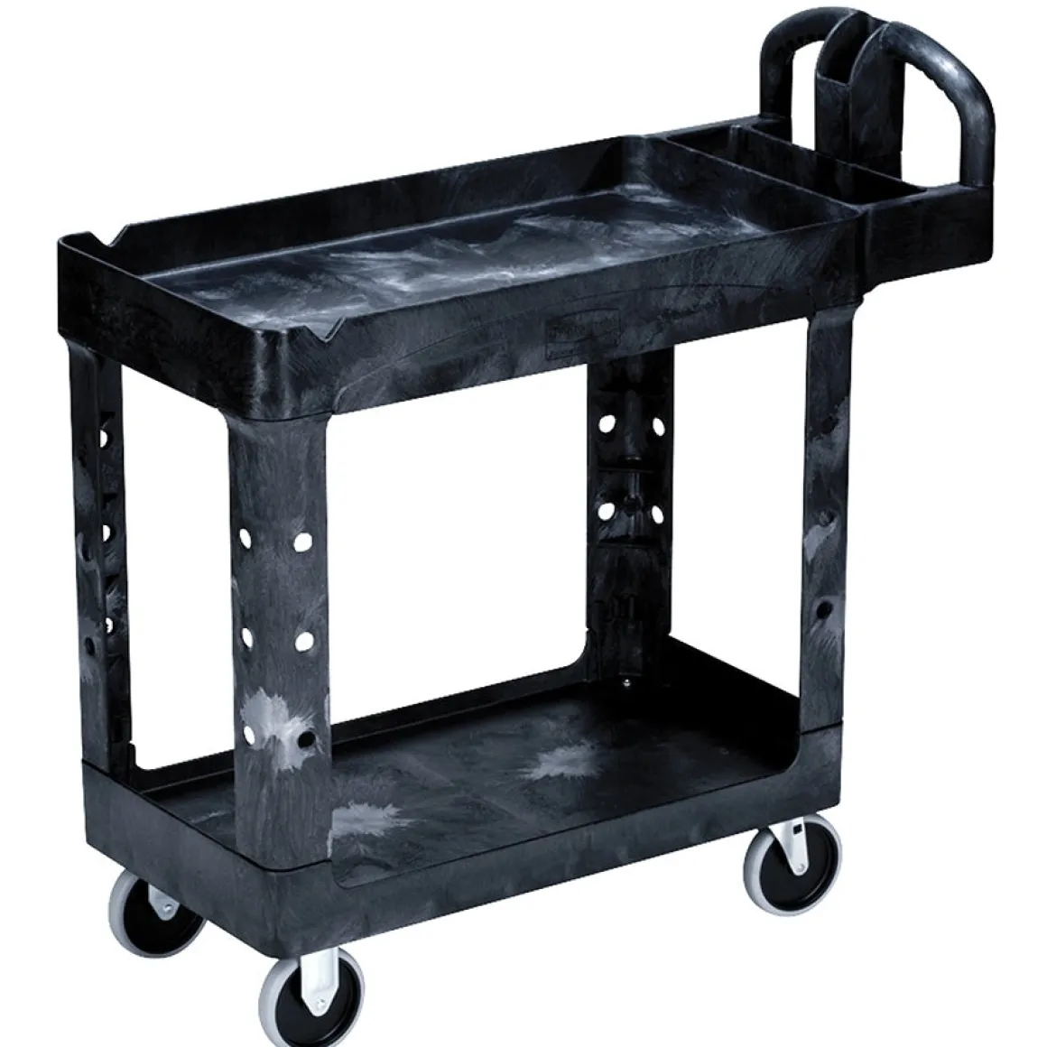 Rubbermaid® Heavy Duty 2-Shelf Service Utility Cart (#4500-88)