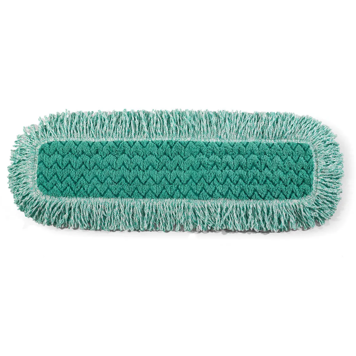 Rubbermaid® Hygen™ 24" Green Microfiber Dust Mop w/ Fringe - Looped Ends