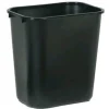 Rubbermaid® 28 Quart Black Waste Basket
