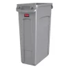 Rubbermaid® Slim Jim® 23 Gallon Gray Vented Trash Can