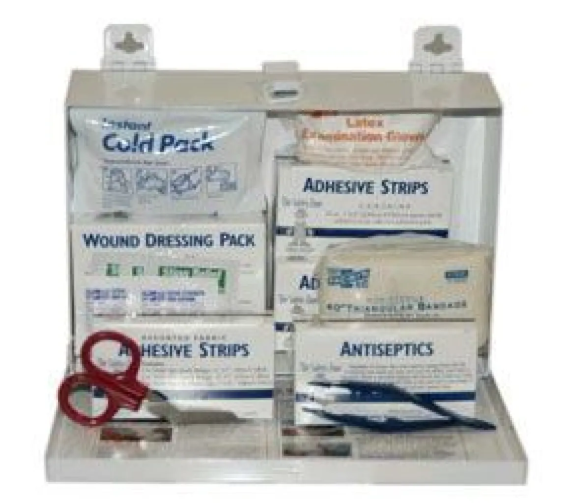 Safety Zone® Medium Sized First Aid Kit (25 Man) - Metal Case