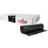 Sak-It™ 60 Gallon Black Low Density Coreless Trash Can Liners (38" x 58" | 1.5 Mil) - Case of 100