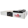 Sak-It™ 60 Gallon Black Low Density Flat Pack Trash Can Liners (38" x 58" | 1.35 Mil) - Case of 100
