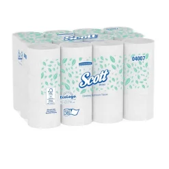 Scott® Essential™ Standard 2-Ply Coreless Toilet Paper (4" x 3.94" | 1000 Sheets | 328.33') - 36 Rolls