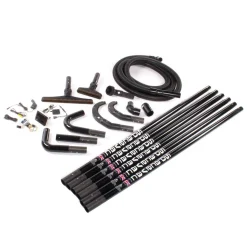 SpaceVac Interior Overhead Vacuuming & Cleaning System w/ 8 Piece Attachment Kit (Reaches 25')