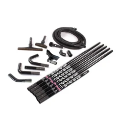 SpaceVac Interior Overhead Vacuuming & Cleaning System w/ 8 Piece Attachment Kit (Reaches 25')