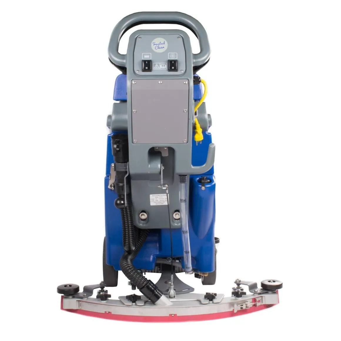 Trusted Clean 'Dura 18HD' Electric Walk Behind Floor Scrubber Package w/ Pads, Chemicals & Accessories