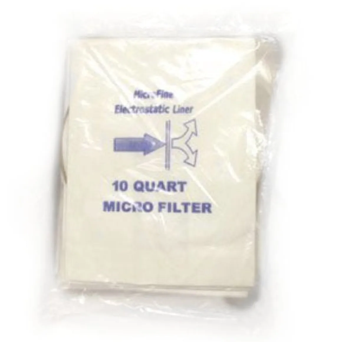 Universal 10 Qt. Backpack Vacuum Replacement Bags - Pack of 10