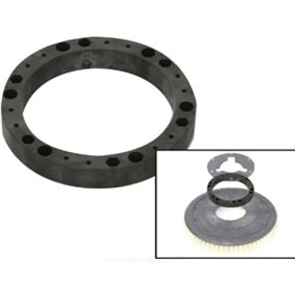 Universal 1" Riser (#6RR) for Floor Buffer Brushes & Pad Drivers