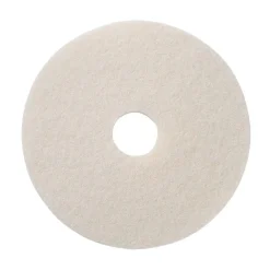 17" White Commercial Floor Buffing Pads - Case of 5