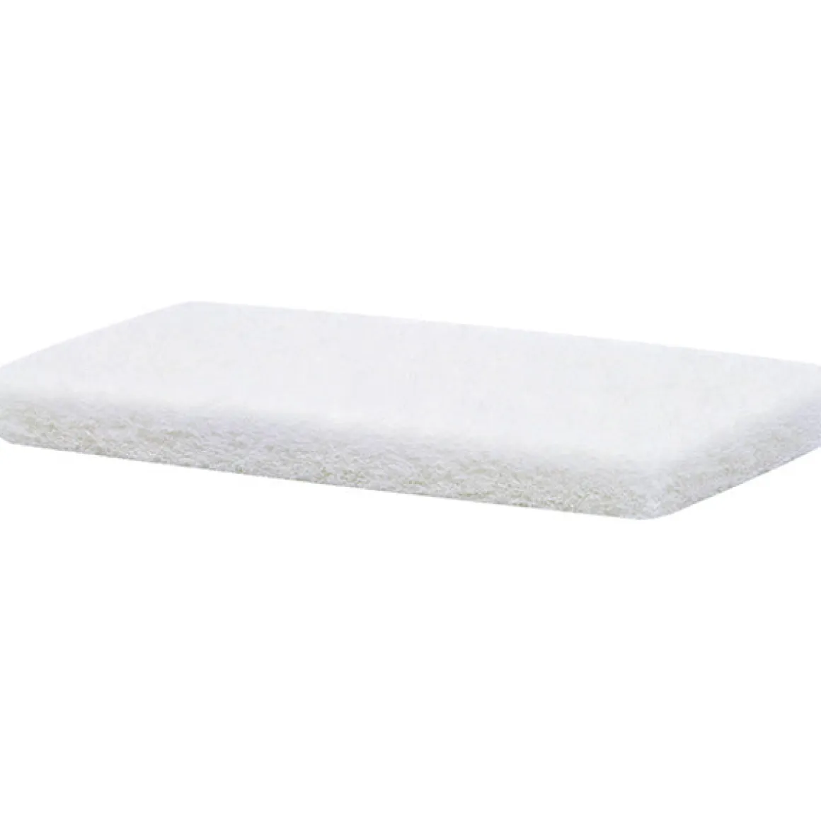 White Floor Polishing Pads for Square Scrub® Doodle Scrub® (5.25" x 10.5") - Case of 16