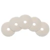 14" White Floor Scrubbing & Polishing Pads - Case of 5