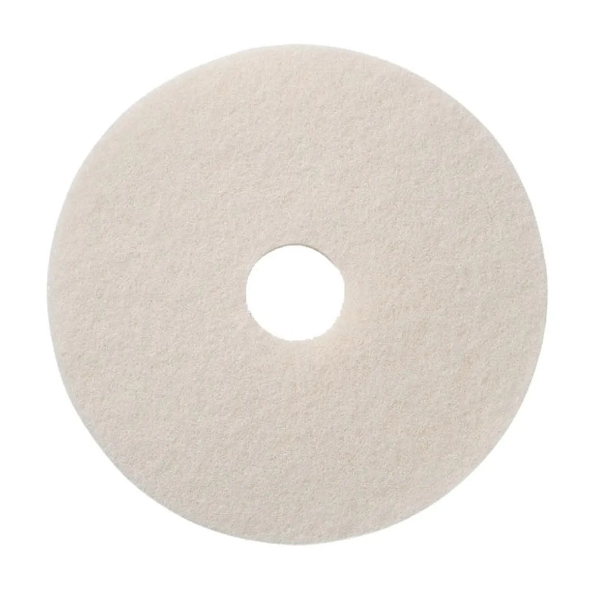 24" White Propane Burnisher Floor Polishing Pads - Case of 5