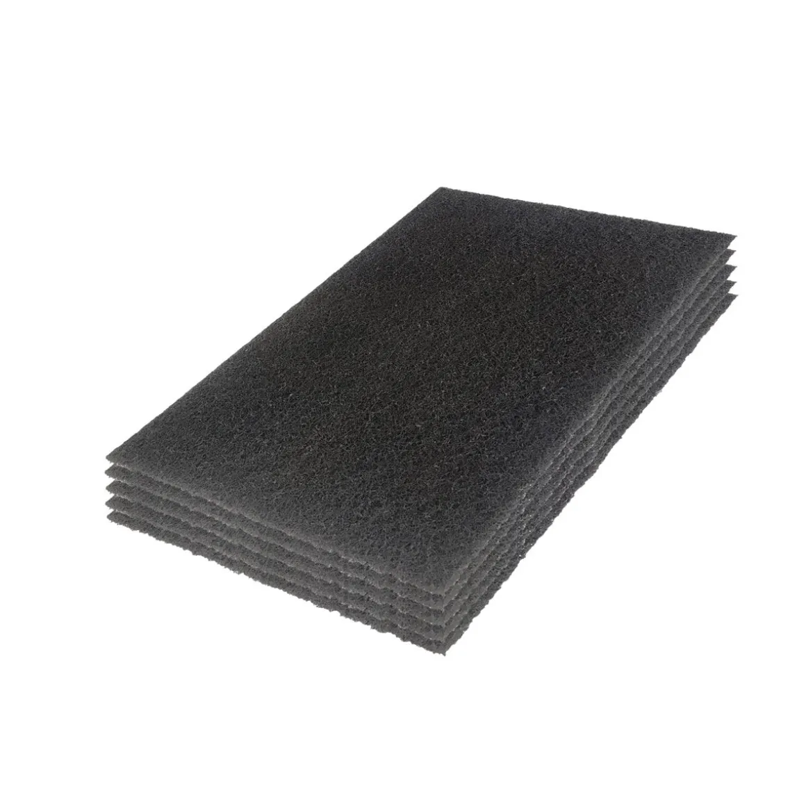 14" x 20" CleanFreak® 'Titan' Black Extreme Floor Stripping Pads - Case of 5