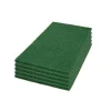 14" x 20" Green Top Coat Scrub & Strip Pads - Case of 5